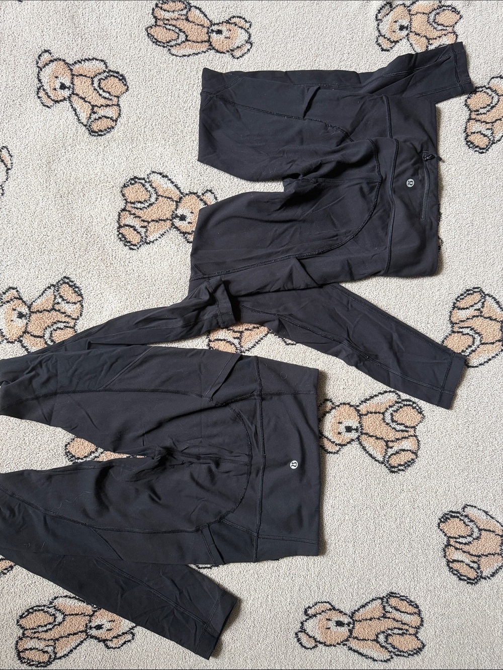 Clearance lululemon FLAWED Black Pocket Leggings - 2 Pack Size 4